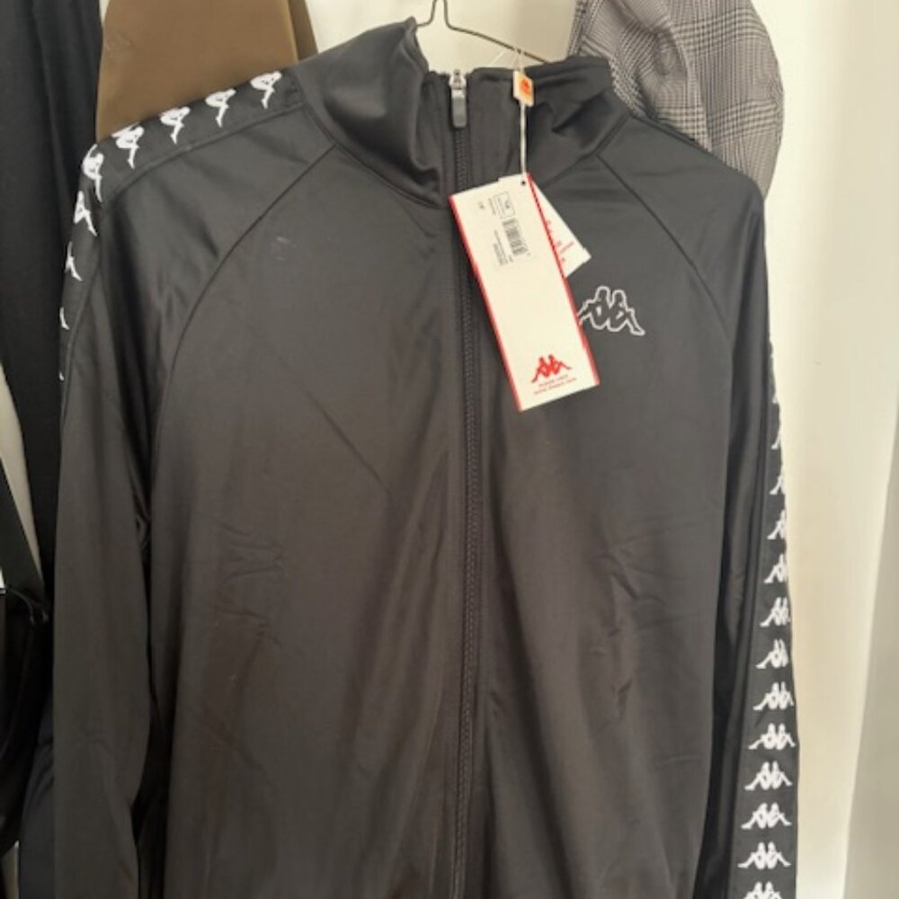 BLACK KAPPA ANNISTON TRACK JACKET XL NWT